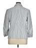 Black Label by Evan Picone 100% Polyester Stripes Gray Blazer Size 16 - photo 2