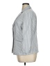 Black Label by Evan Picone 100% Polyester Stripes Gray Blazer Size 16 - photo 5