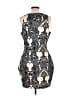 Alexia Admor Graphic Black Cocktail Dress Size L - photo 2
