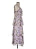 Francesca's 100% Polyester Floral Purple Cocktail Dress Size S - photo 4