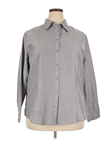 DressBarn 3/4 Sleeve Button-Down Shirt (view 1)
