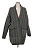 Zara Chevron-herringbone Gray Blazer Size M - photo 1