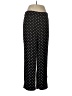 Talbots 100% Polyester Polka Dots Black Casual Pants Size 12 - photo 1