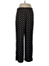 Talbots 100% Polyester Polka Dots Black Casual Pants Size 12 - photo 2