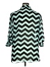 Sami & JO 100% Polyester Chevron-herringbone Teal 3/4 Sleeve Blouse Size XL - photo 2