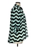 Sami & JO 100% Polyester Chevron-herringbone Teal 3/4 Sleeve Blouse Size XL - photo 4
