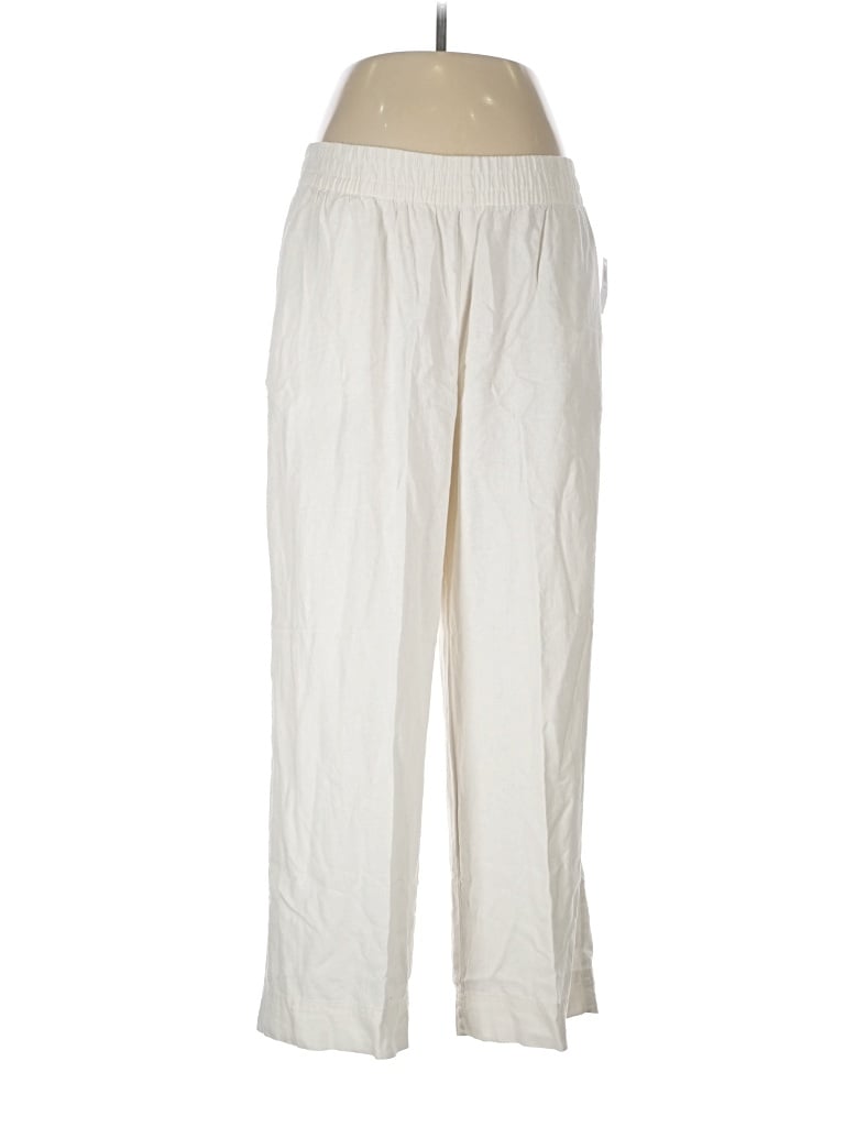 Old Navy Linen Pants In Ivory