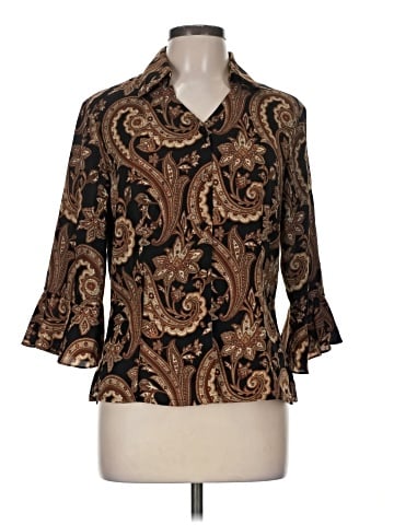 Kathy Che 3/4 Sleeve Blouse (view 1)