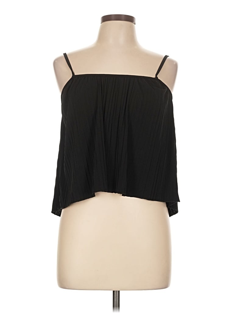 Pre-owned Jon & Anna Sleeveless Blouse In Black