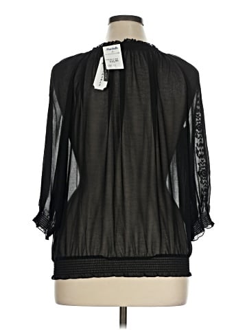 Marina Luna 3/4 Sleeve Blouse (view 2)