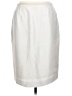 Le Suit 100% Polyester Solid White Formal Skirt Size 10 - photo 1