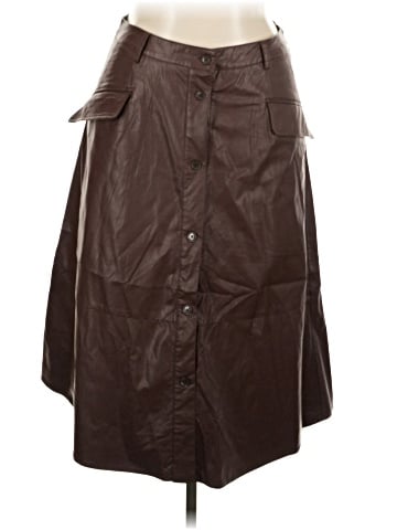 Banana Republic Factory Store Faux Leather Skirt (view 1)