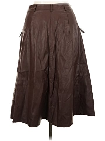 Banana Republic Factory Store Faux Leather Skirt (view 2)