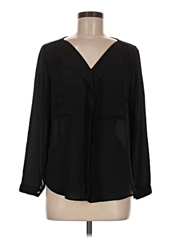 Zara Basic Long Sleeve Blouse (view 1)