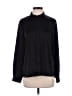 Only 100% Polyester Black Long Sleeve Blouse Size M - photo 1