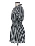 Justify 100% Polyester Stripes Gray Casual Dress Size S - photo 5