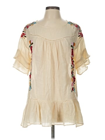 Umgee Short Sleeve Blouse (view 1)