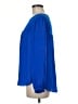 Rebecca Taylor 100% Polyester Blue Long Sleeve Blouse Size 6 - photo 5