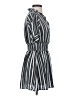 Justify 100% Polyester Stripes Gray Casual Dress Size S - photo 4