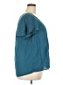 Torrid Teal Short Sleeve Blouse Size 2X Plus (2) - photo 4