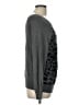 Relativity Animal Print Gray Pullover Sweater Size L - photo 4