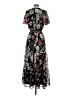 Kasper 100% Polyester Floral Pink Black Casual Dress Size S - photo 2
