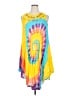 InGear 100% Rayon Tie-dye Yellow Casual Dress Size XL (estimated) - photo 1