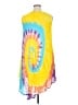 InGear 100% Rayon Tie-dye Yellow Casual Dress Size XL (estimated) - photo 2