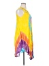 InGear 100% Rayon Tie-dye Yellow Casual Dress Size XL (estimated) - photo 4