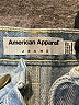 American Apparel 100% Cotton Blue Denim Shorts Size 23 waist - photo 3