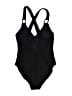 Old Navy Solid Black One Piece Swimsuit Size S - photo 2