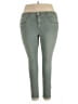 Mossimo Solid Green Jeggings Size 18 - photo 1