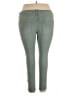 Mossimo Solid Green Jeggings Size 18 - photo 2
