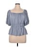 Knox Rose Gray Short Sleeve Top Size XL - photo 1