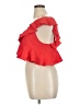 Topshop 100% Polyester Red Sleeveless Blouse Size 14 - photo 5