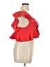 Topshop 100% Polyester Red Sleeveless Blouse Size 14 - photo 4