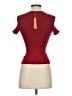 SKIMS 100% Cotton Red Short Sleeve Turtleneck Size XS - photo 2