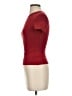 SKIMS 100% Cotton Red Short Sleeve Turtleneck Size XS - photo 5
