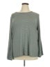 Sejour Gray Green Long Sleeve Top Size 3X - photo 1