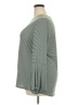 Sejour Gray Green Long Sleeve Top Size 3X - photo 5