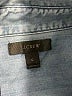 J.Crew 100% Cotton Blue Long Sleeve Button-Down Shirt Size 12 - photo 7