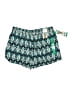 Wildfox 100% Rayon Print Teal Shorts Size XL - photo 2