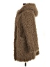 Zara Basic 100% Polyester Brown Coat Size S - photo 5