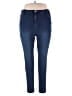 Shein Solid Blue Jeggings Size XL - photo 1