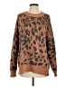 Aerie Animal Print Brown Pullover Sweater Size S - photo 1