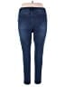 Shein Solid Blue Jeggings Size XL - photo 2