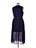 Maison Jules 100% Polyester Polka Dots Blue Cocktail Dress Size XL - photo 2