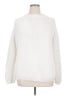 Quince 100% Organic Cotton Solid White Pullover Sweater Size 1X - photo 1