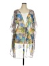 Venus 100% Polyester Silver Kimono Size 1X - photo 1