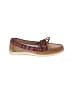 Sperry Top Sider 100% Leather Plaid Brown Flats Size 10 - photo 1